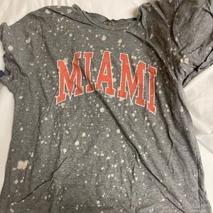university of miami tshirt